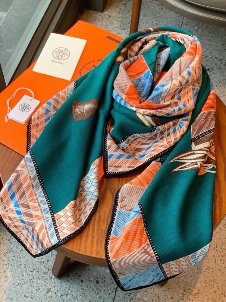 Hermes Шарф из кашемира — Фото 5