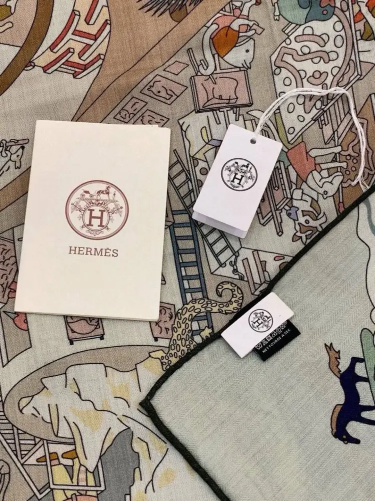 Hermes Шарф з кашеміру — Фото 5