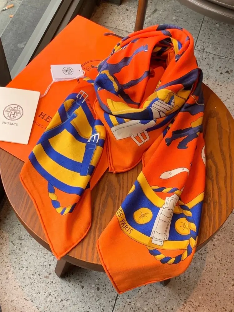 Hermes Шарф из кашемира — Фото 5