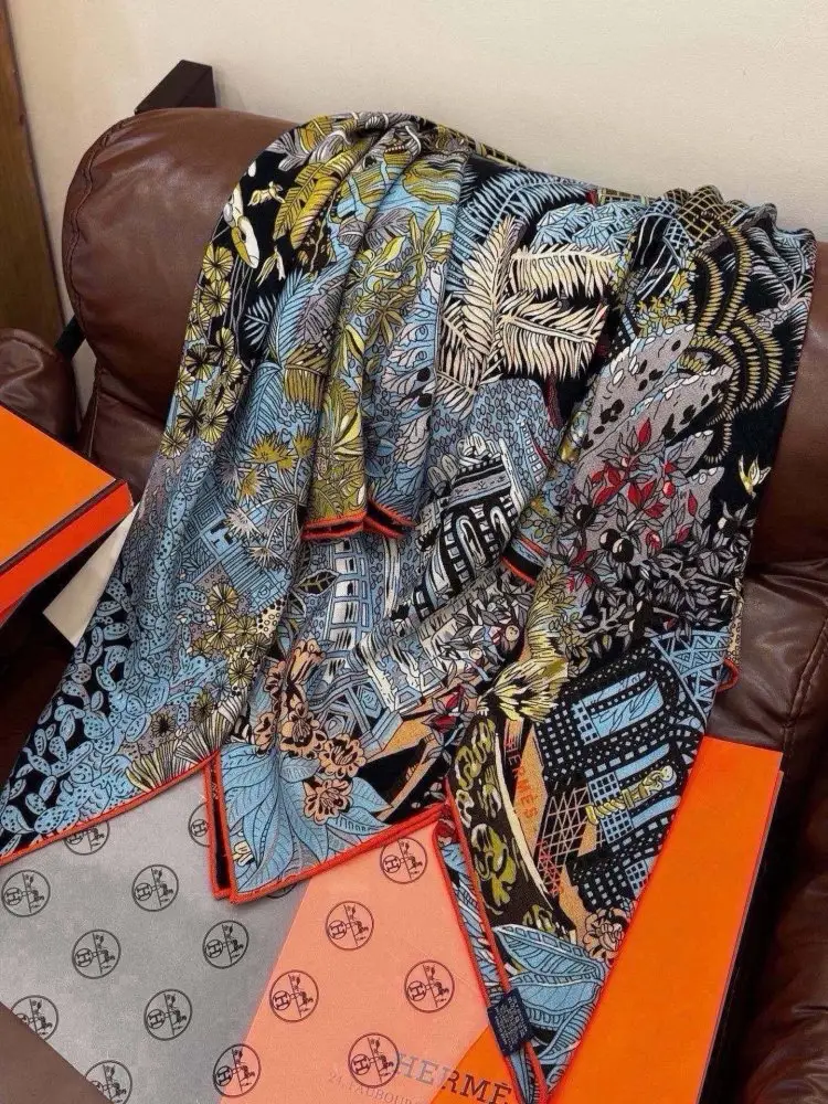 Hermes Шарф из кашемира — Фото 5
