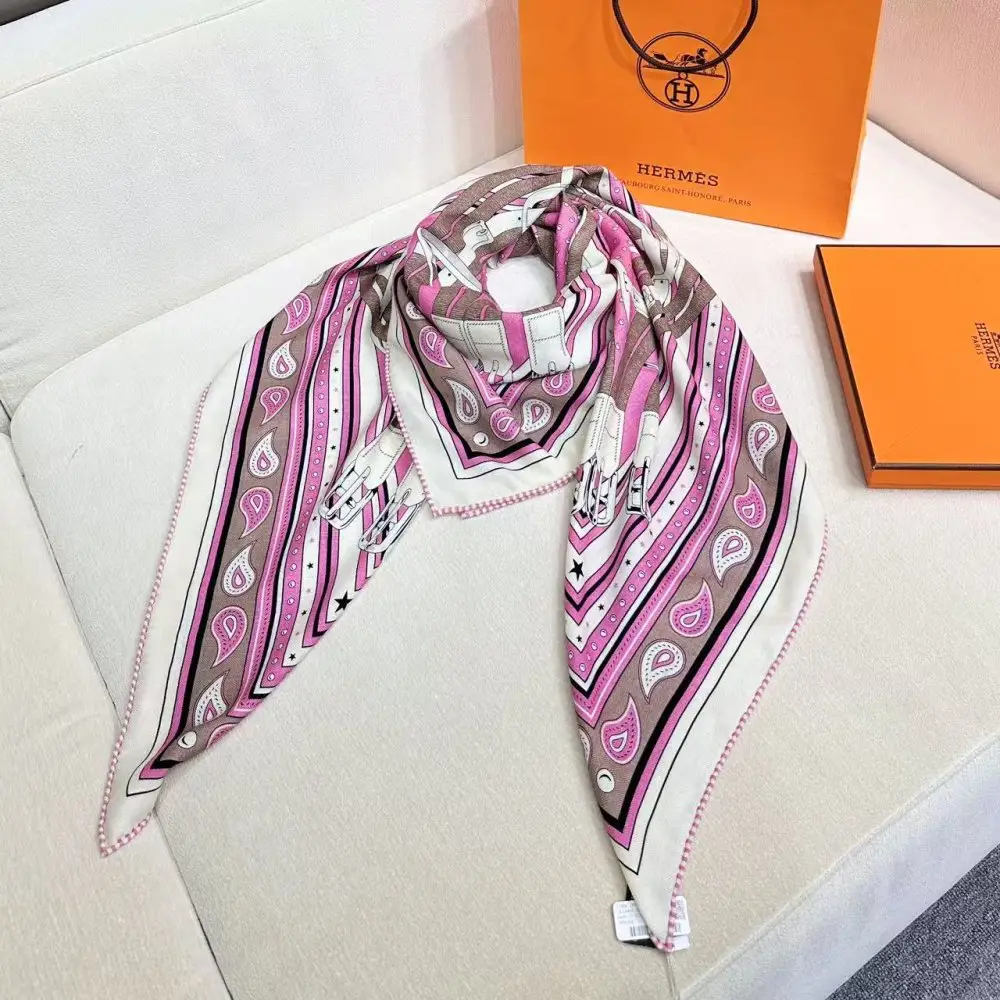 Hermes Шарф з кашеміру — Фото 5
