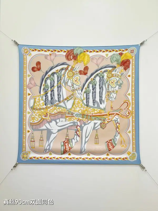 Hermes — Shawl silk 90x90 cm