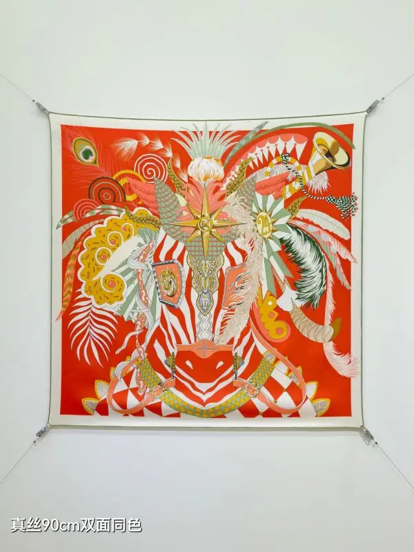 Hermes — Shawl silk 90x90 cm