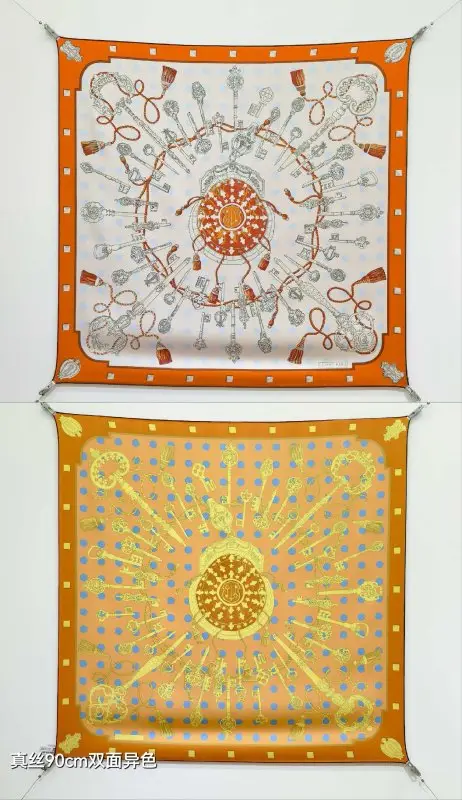Hermes — Shawl silk 90x90 cm