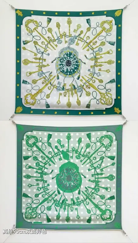Hermes — Shawl silk 90x90 cm