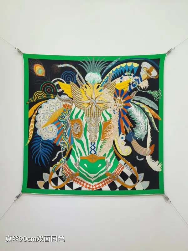 Hermes — Shawl silk 90x90 cm