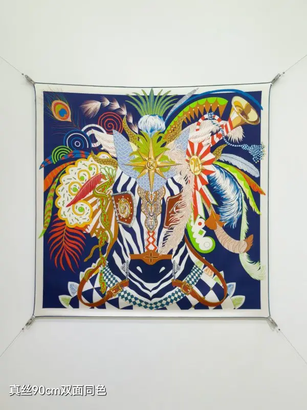Hermes — Shawl silk 90x90 cm