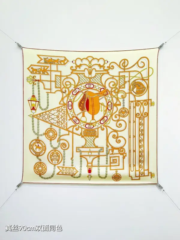 Hermes — Shawl silk 90x90 cm