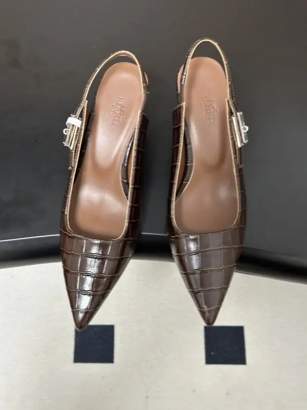 Hermes Shoes слингбэки on heel — Photo 2
