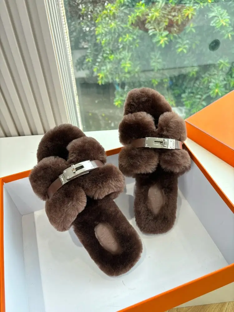 Hermes Step-ins fur women's — Photo 2