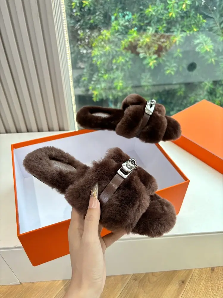 Hermes Step-ins fur women's — Photo 3