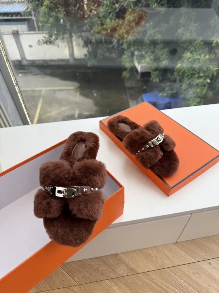 Hermes Step-ins fur women's — Photo 3