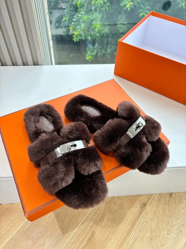 Hermes Step-ins fur women's — Photo 4