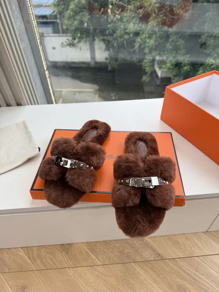 Hermes Step-ins fur women's — Photo 4