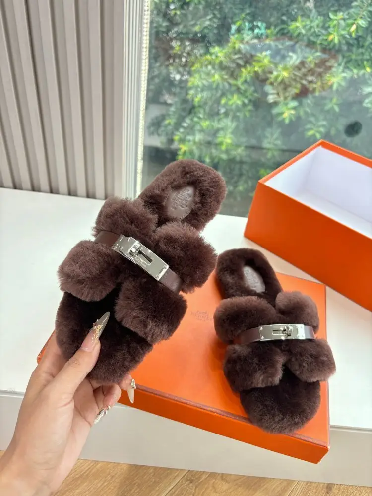 Hermes Step-ins fur women's — Photo 5