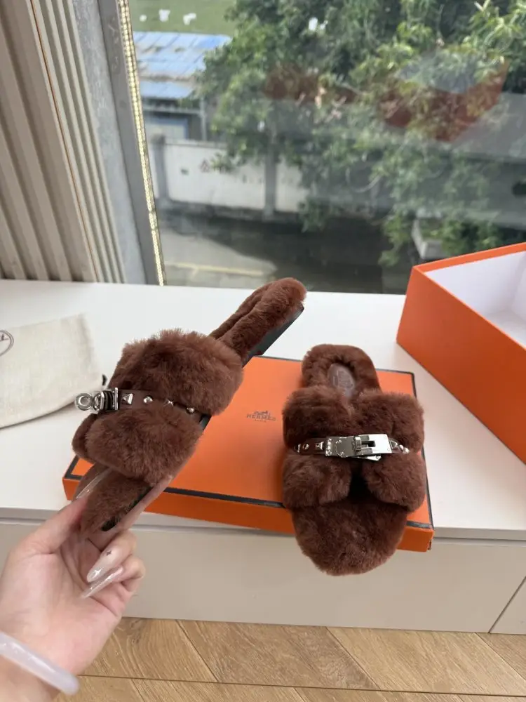 Hermes Step-ins fur women's — Photo 5