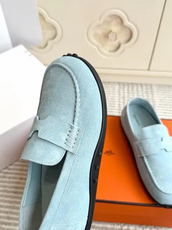 Hermes Suede лоферы women's — Photo 2