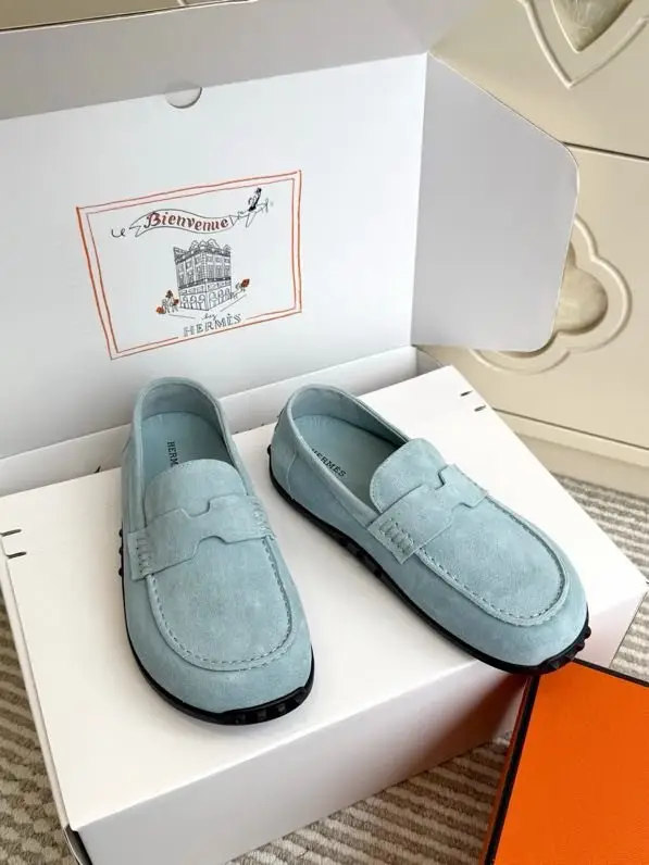 Hermes Suede лоферы women's — Photo 3