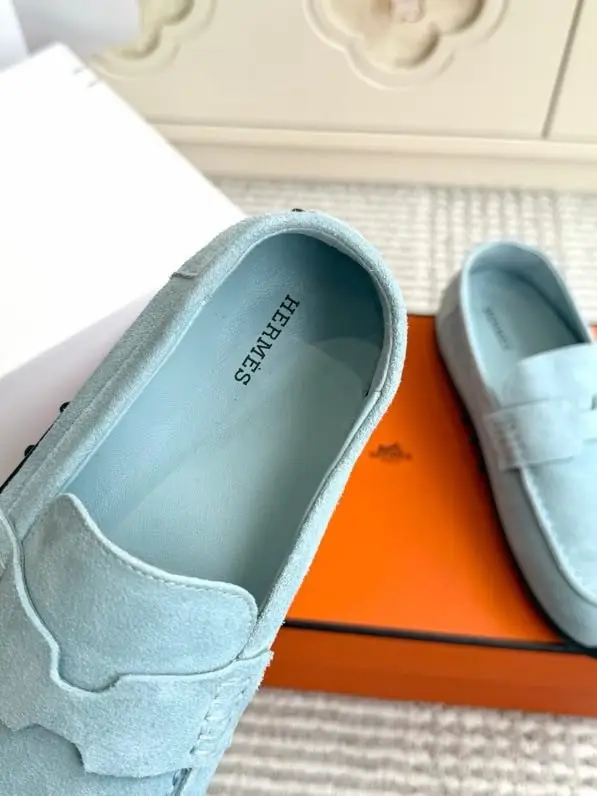 Hermes Suede лоферы women's — Photo 5