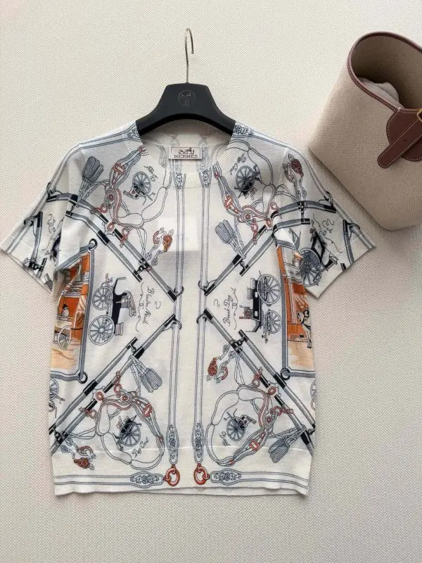 Hermes T-shirt women's — Photo 3
