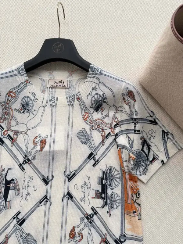 Hermes T-shirt women's — Photo 4