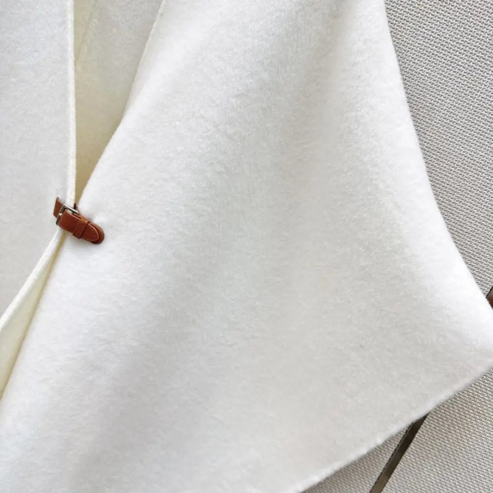 Hermes Two-sided woolen cape-coat — Photo 4