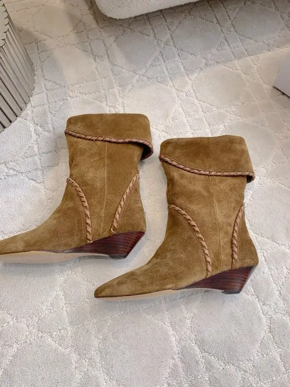 Isabel Marant Ботильоны на танкетке — Фото 4