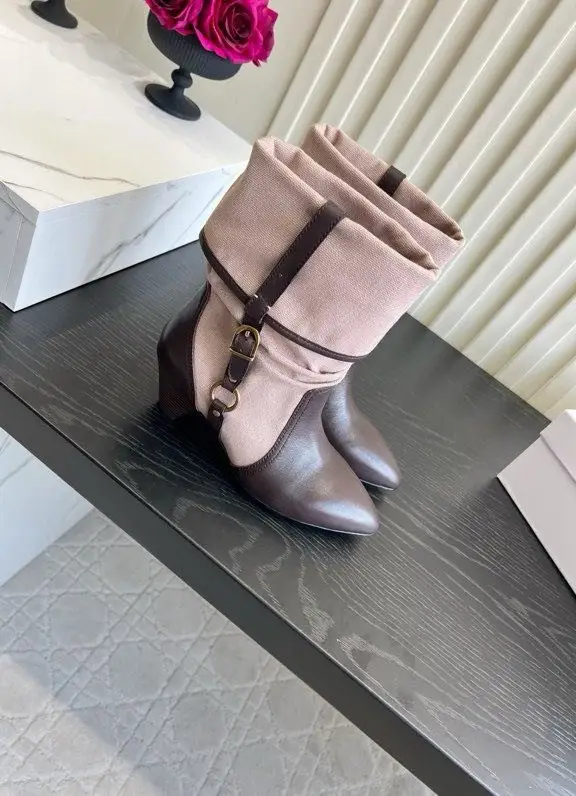 Isabel Marant Ретро чоботи в стилі печворк — Фото 4