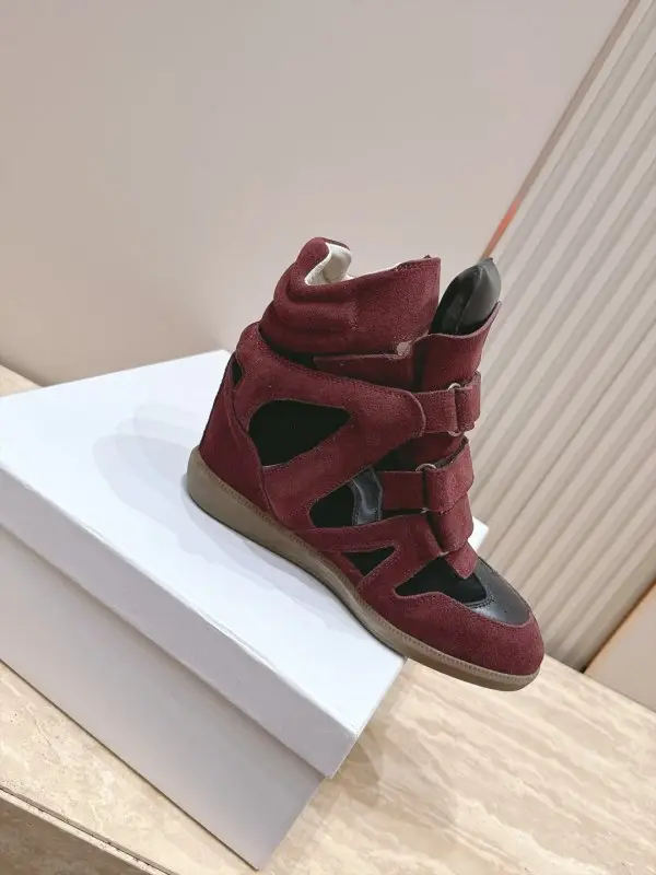 Isabel Marant Кроссовки на танкетке — Фото 4