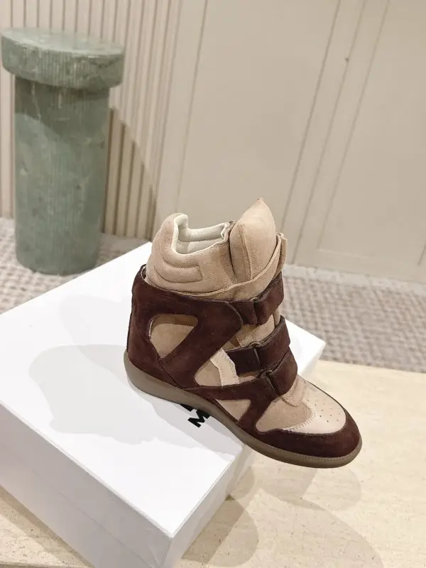 Isabel Marant Жіночі кросівки на танкетці — Фото 4