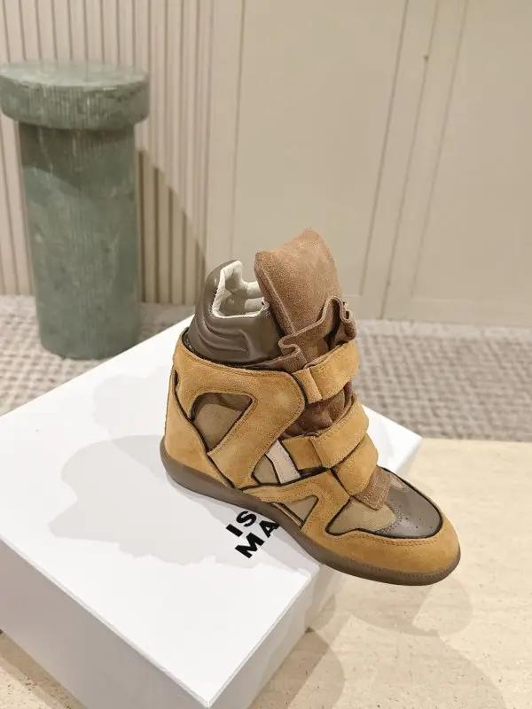 Isabel Marant Жіночі кросівки на танкетці — Фото 4