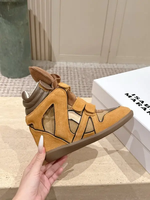 Isabel Marant Жіночі кросівки на танкетці — Фото 5