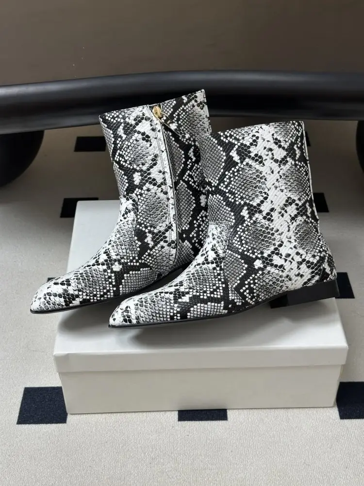 Khaite Boots women's of snakeskin skin — Photo 4