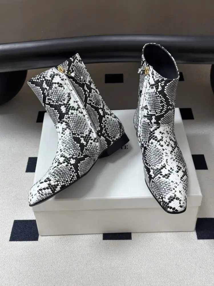 Khaite Boots women's of snakeskin skin — Photo 5
