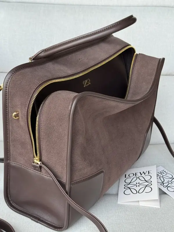 Loewe Велика замшева сумка LOEWE Amazona 180 35 см — Фото 4
