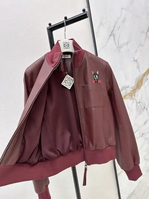 Loewe Куртка шкіряна жіноча — Фото 2