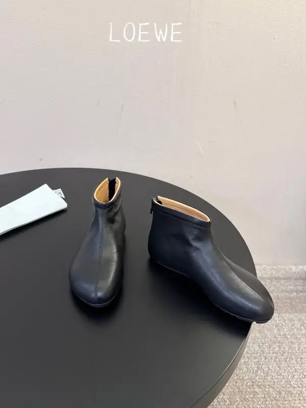 Loewe Leather Ankle boots from square the toe — Photo 3