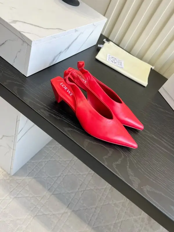 Loewe Туфлі з відкритої п'ятою і гострим носком — Фото 3