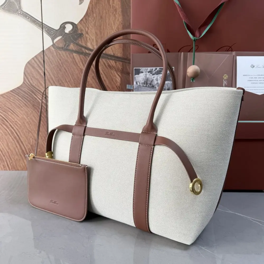 Loro Piana Сумка шопер женская Ghiera Shopper 40 см — Фото 3