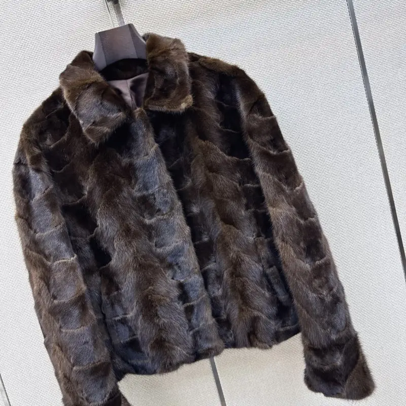 Loro Piana A short coat of норкового fur — Photo 2