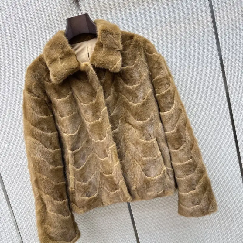 Loro Piana Короткий пальто з норкового хутра — Фото 2