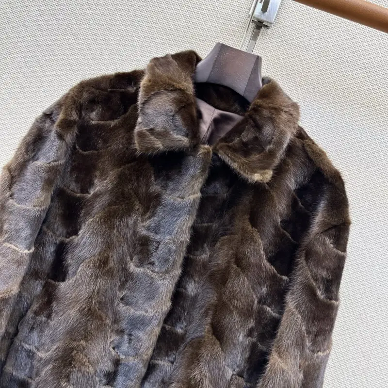 Loro Piana A short coat of норкового fur — Photo 3