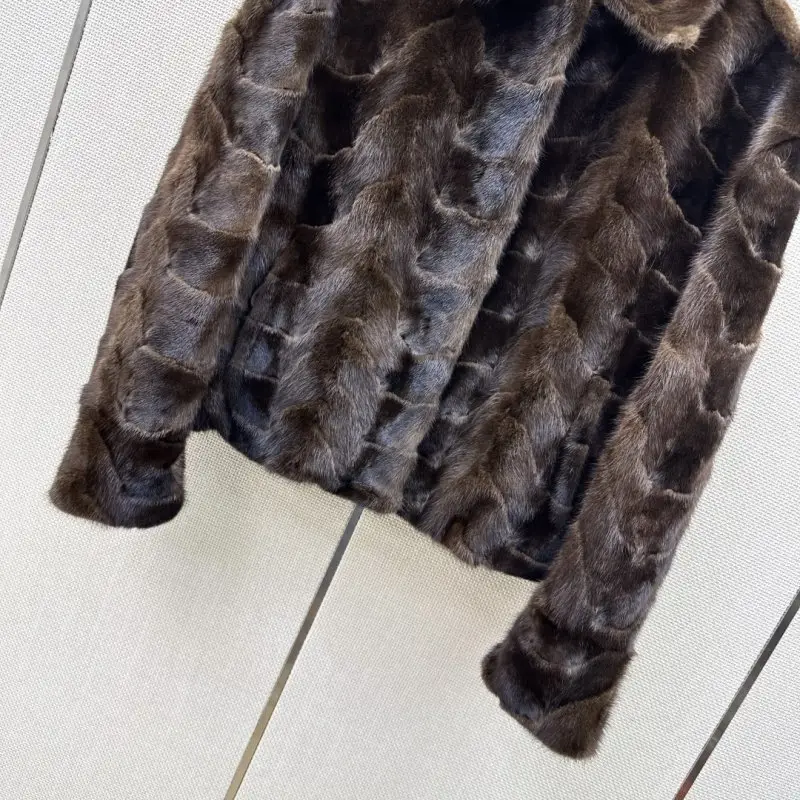 Loro Piana A short coat of норкового fur — Photo 5