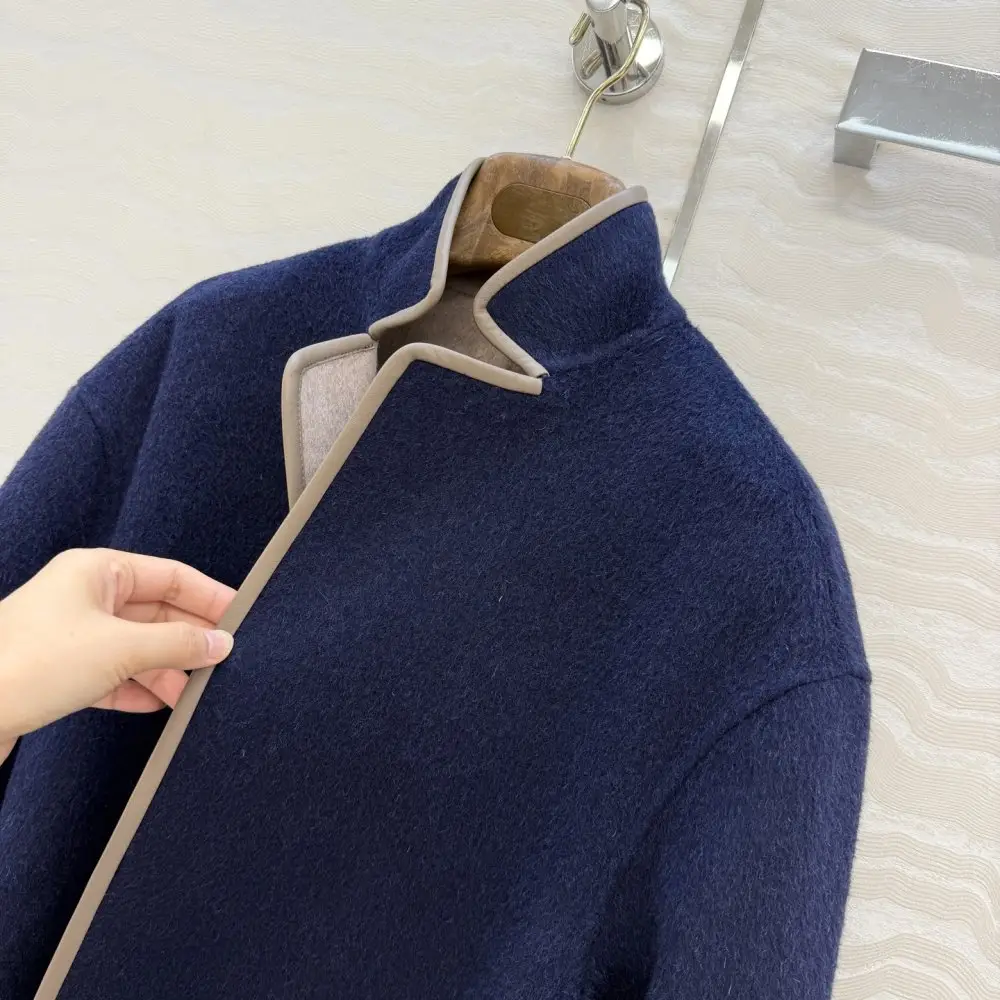 Loro Piana Двустороннее длинное пальто из кашемира — Фото 4