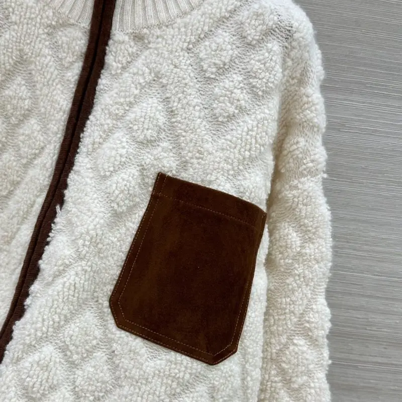 Loro Piana Coat of cashmere from double pockets and checkered pattern — Photo 4