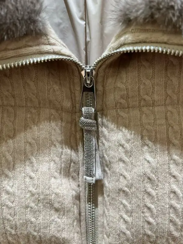 Loro Piana Down jacket female from норковым fur — Photo 4