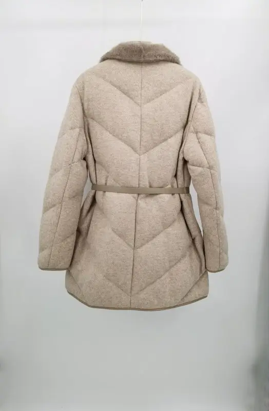 Loro Piana Down jacket female from норковым fur — Photo 4