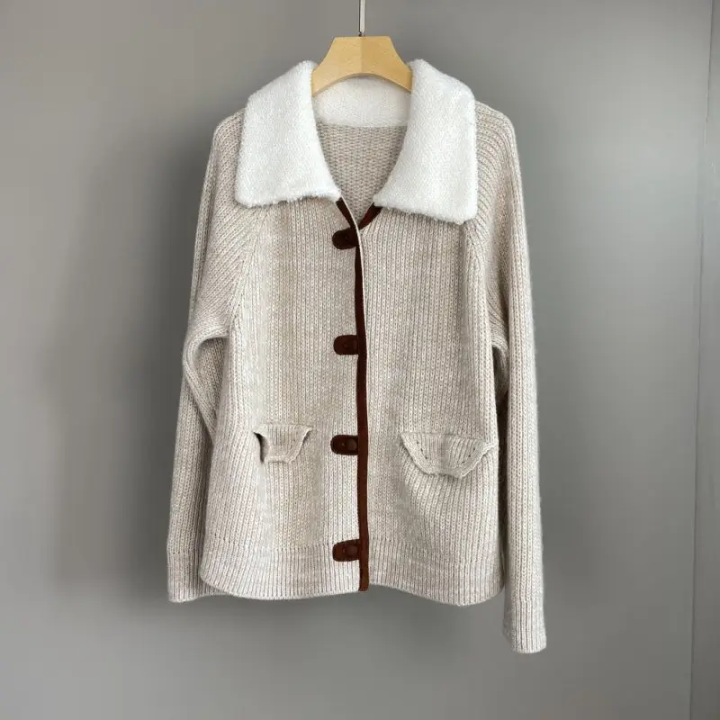 Loro Piana — Жіночий кашеміру кардиган з хутряним коміром