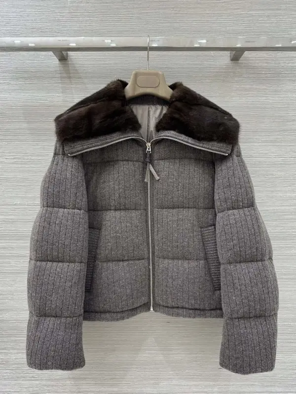 Loro Piana Куртка кашеміру жіноча на пуху — Фото 1