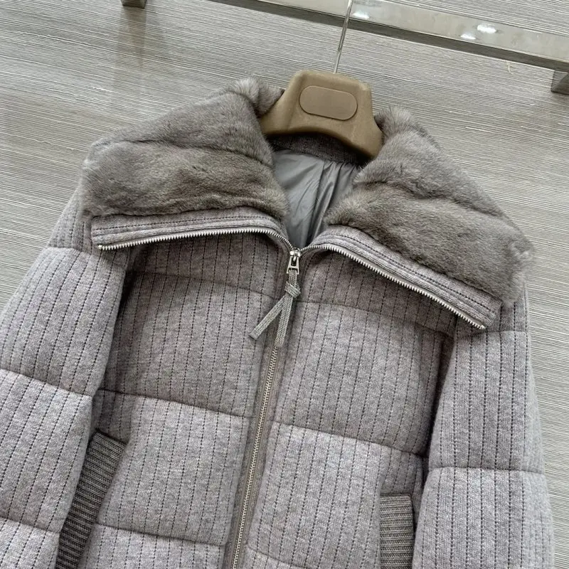 Loro Piana Куртка кашемировая женская на пуху — Фото 2